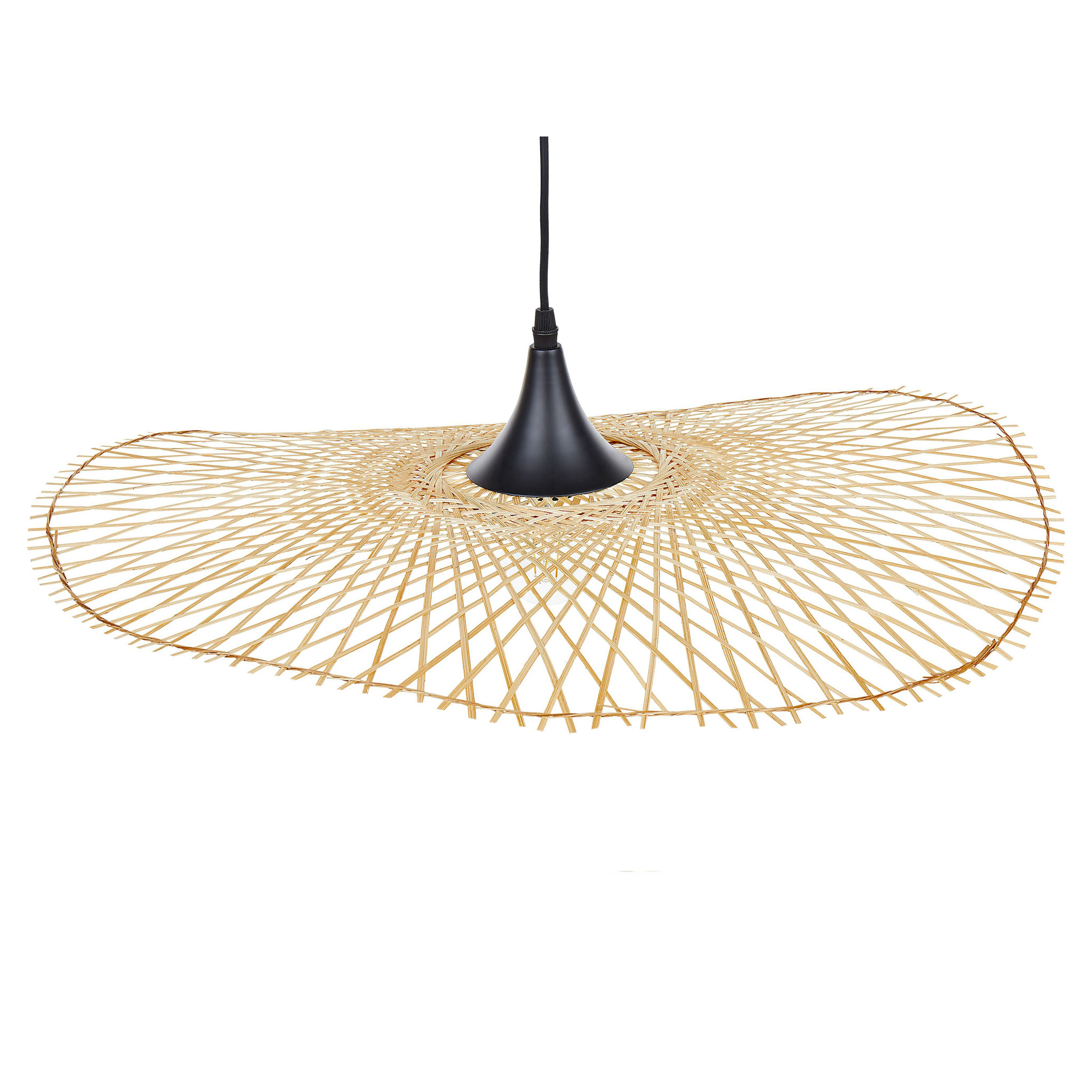 Loftlampe FLOYD Bambus Lysebrun