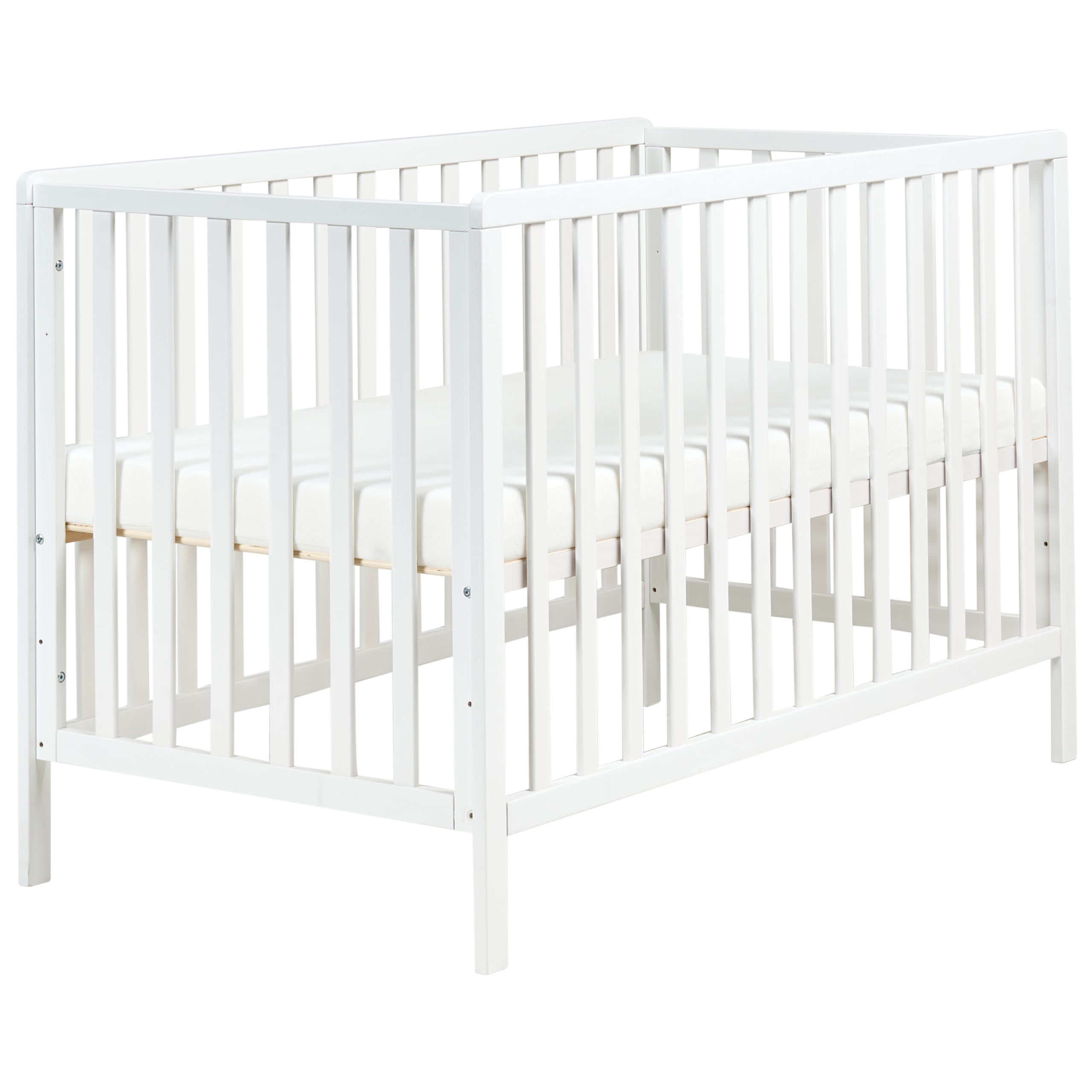 Babyseng Fyretræ KIAMA 70 x 130 cm Hvid