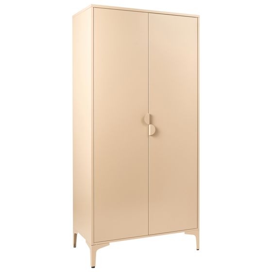 Garderobeskab ARDURA Beige Metal