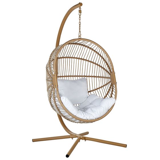 Hængestol med stativ ACRI PE-rattan Beige