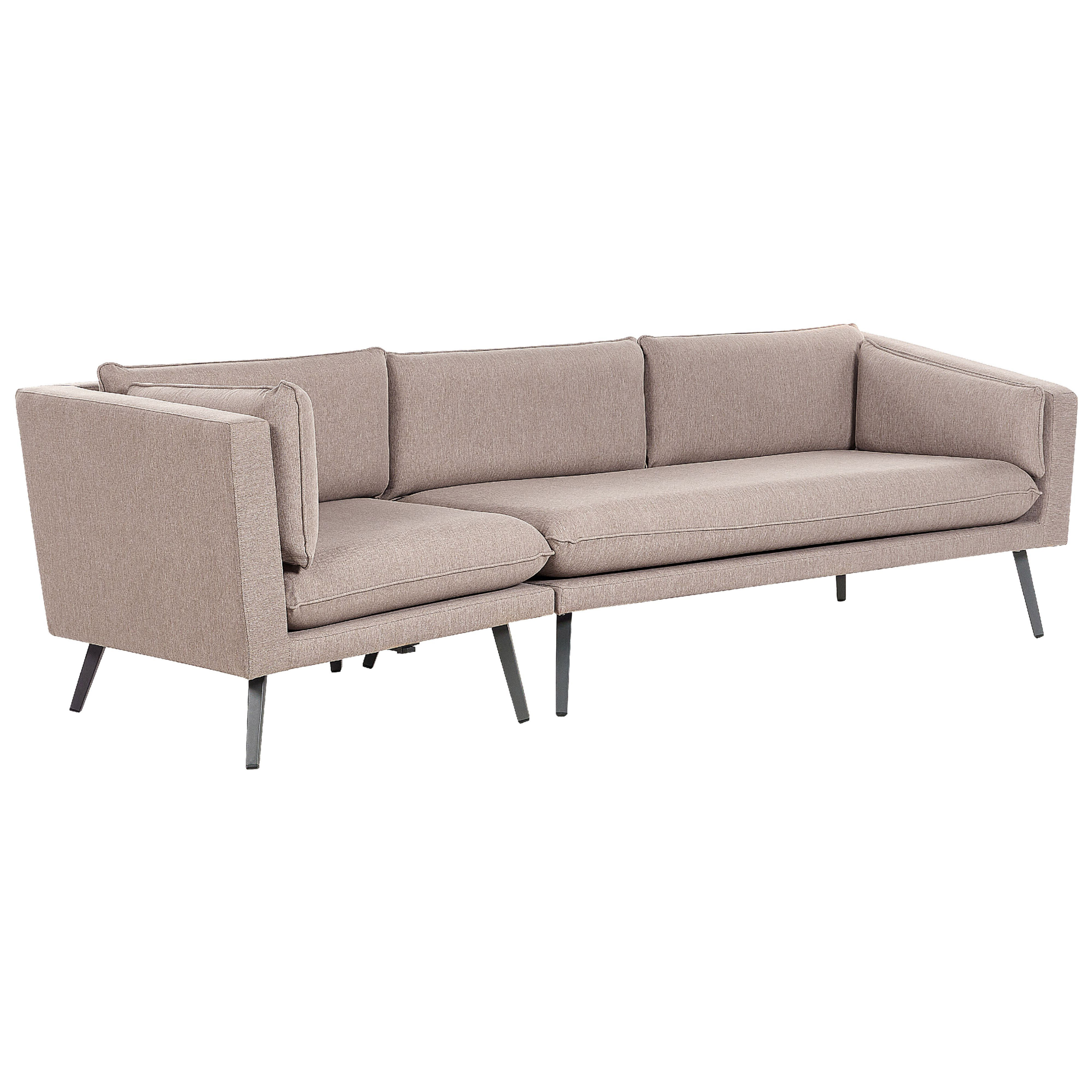 Havesofa 3 personers LORETELLO Beige Venstrevendt