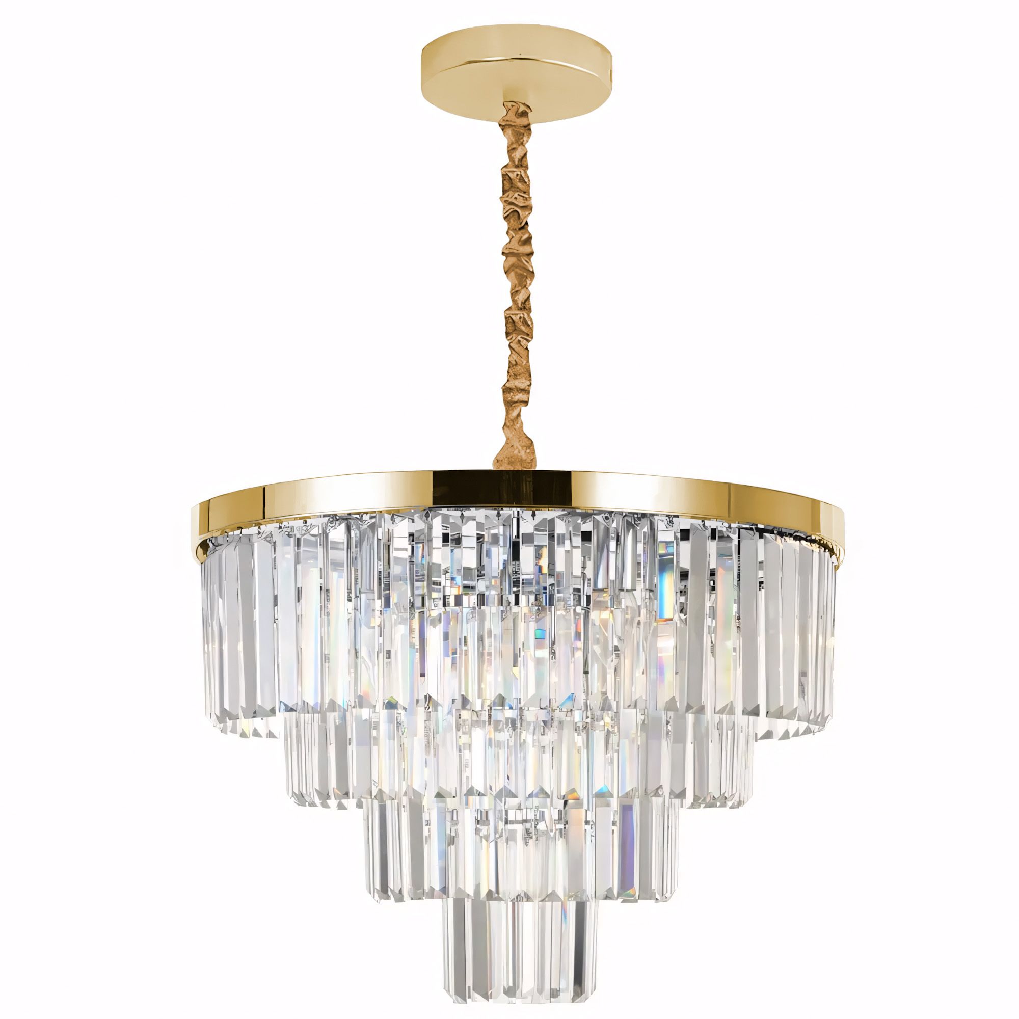 TOOLIGHT hængende loftlampe APP1533-6CP4 Guld 58x58x83,5cm