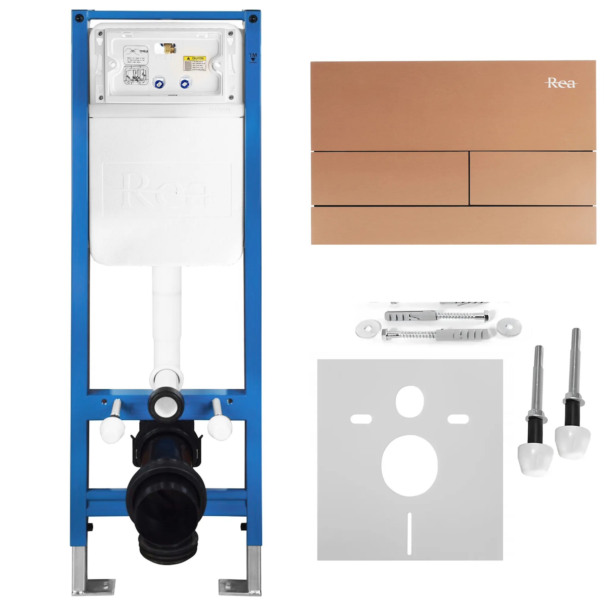 REA indbygningscisterne SLIM 024N Hvid, 22x35,2x106,2cm