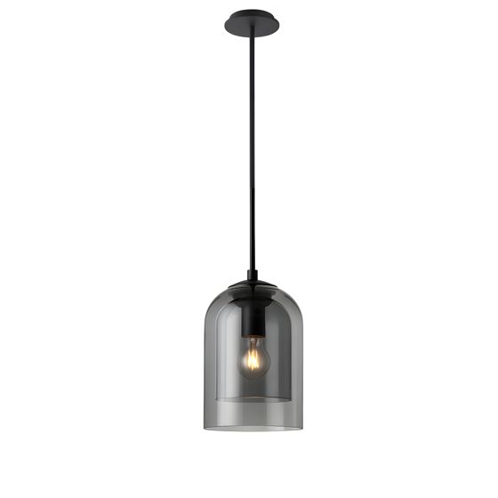TOOLIGHT hængende loftlampe APP1705-1CP Grå 15x15x22cm