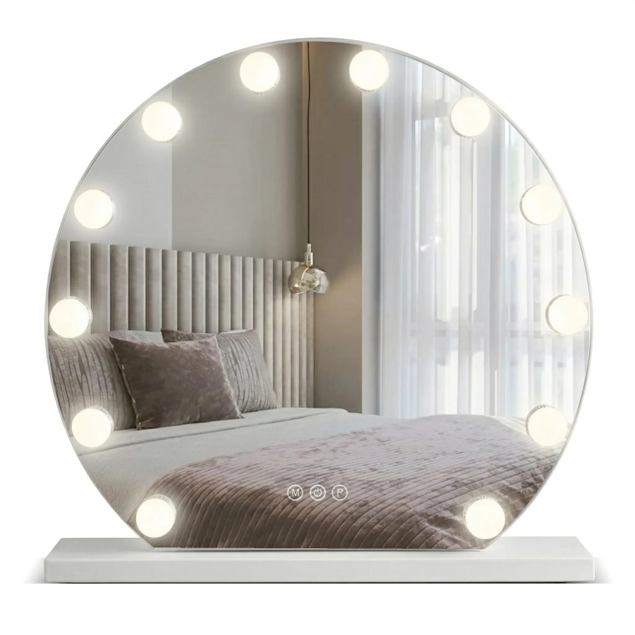 REA spejl Hollywood 50cm Led Hvid 50x47x12cm