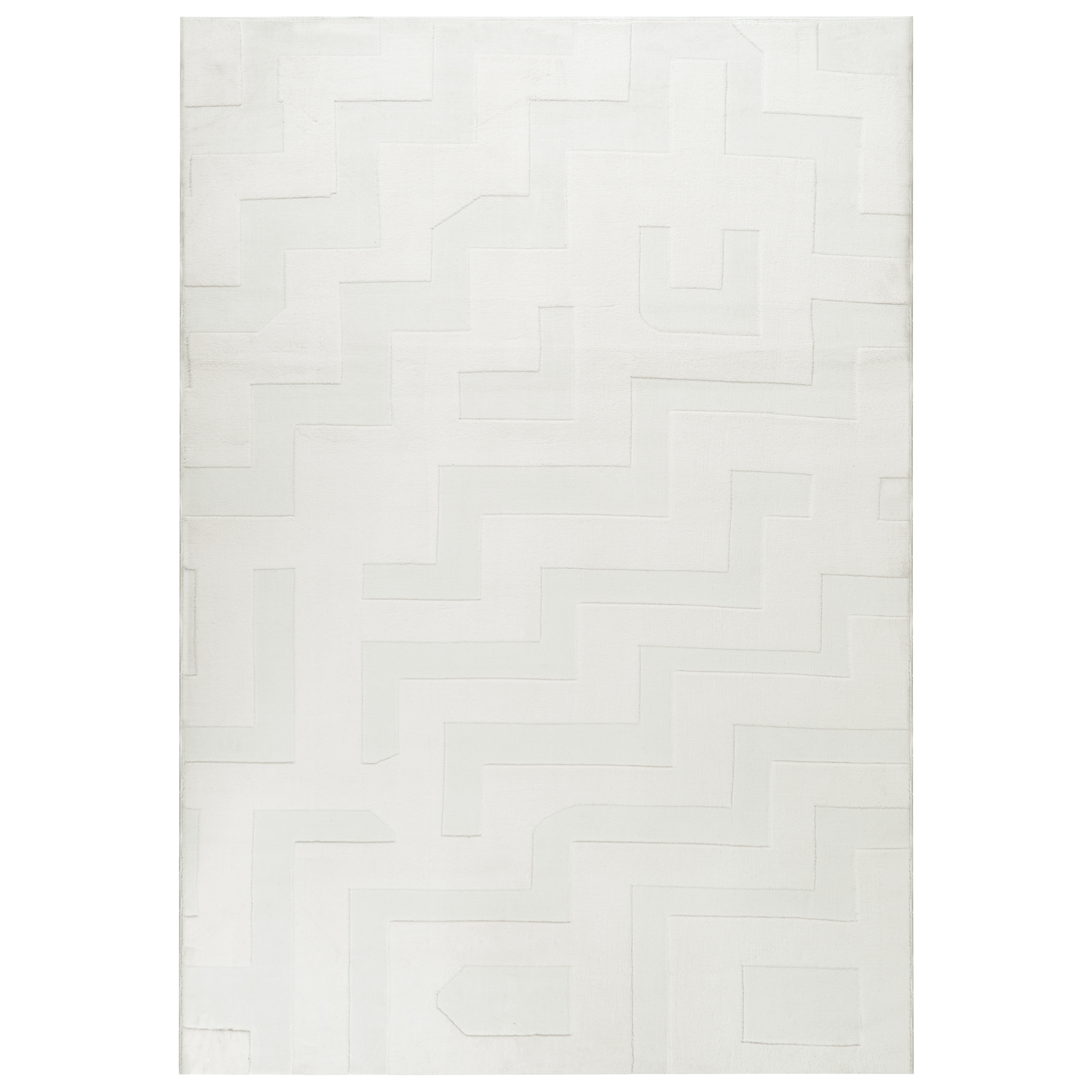 Gulvtæppe GINGERA Cremehvid 160 x 230 cm