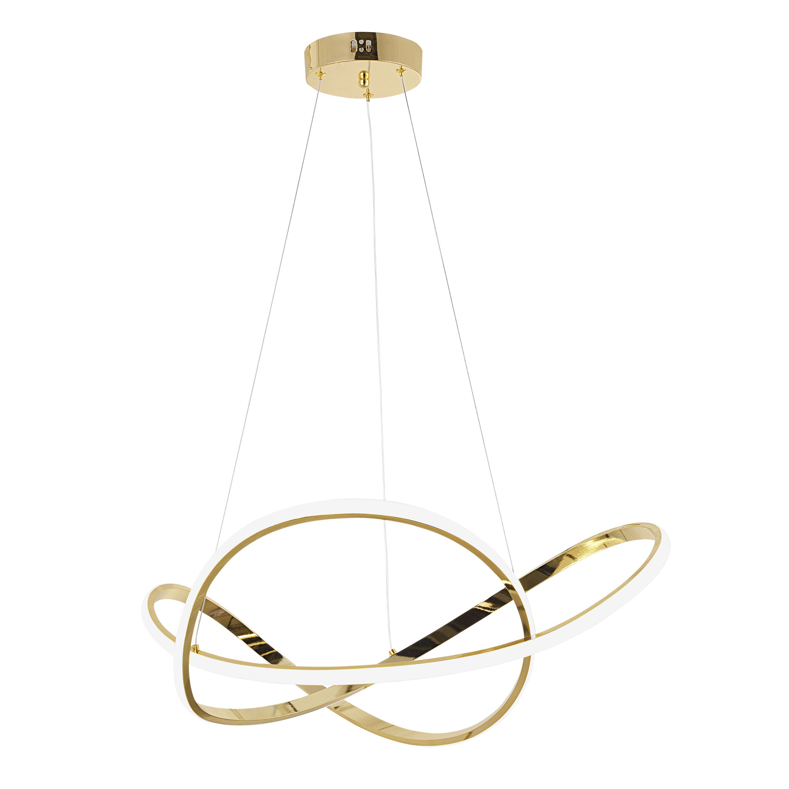 TOOLIGHT hængende loftlampe LED G078-1CP Guld 73x73x90cm