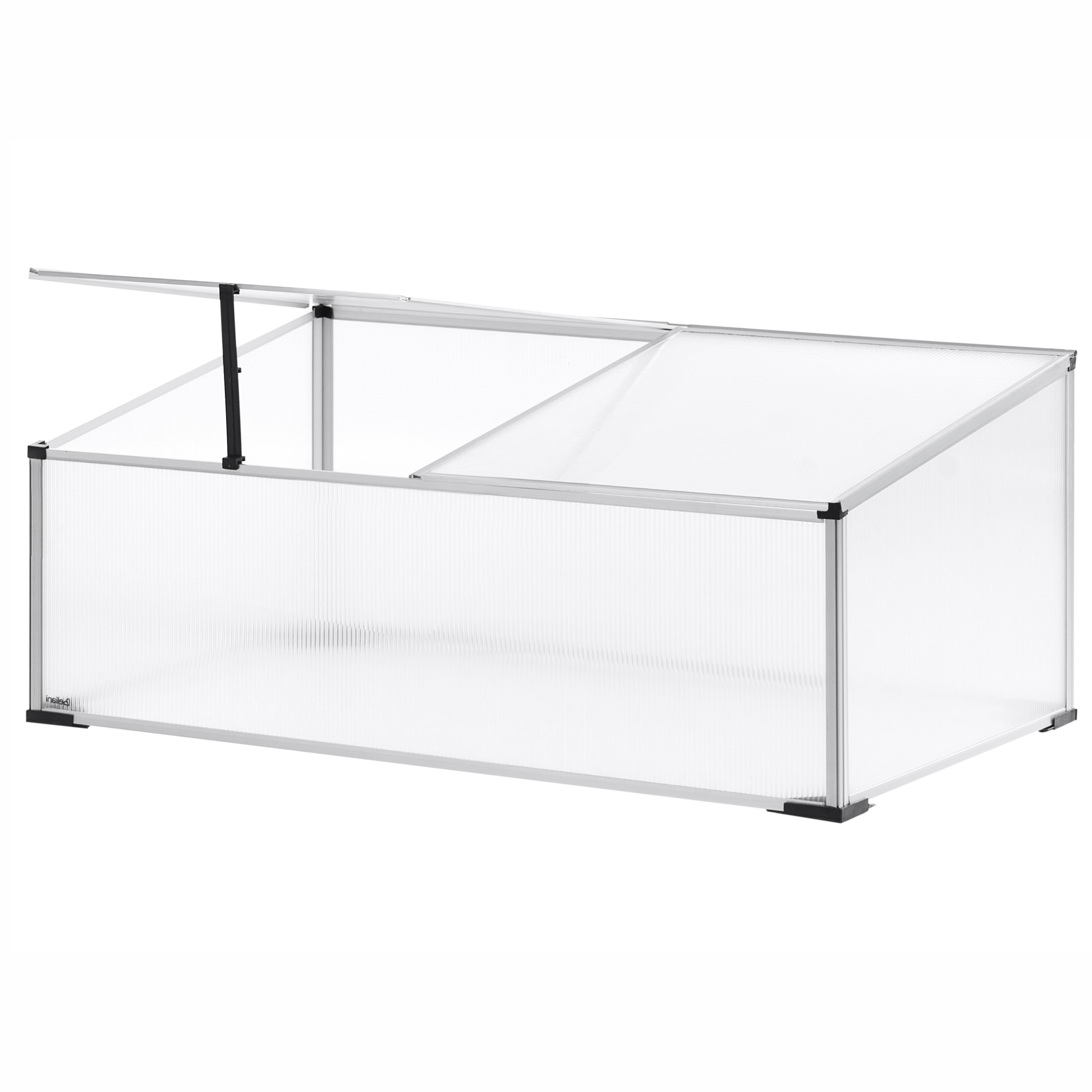 Drivhus SERIFOS 100 cm 60 cm Sølv