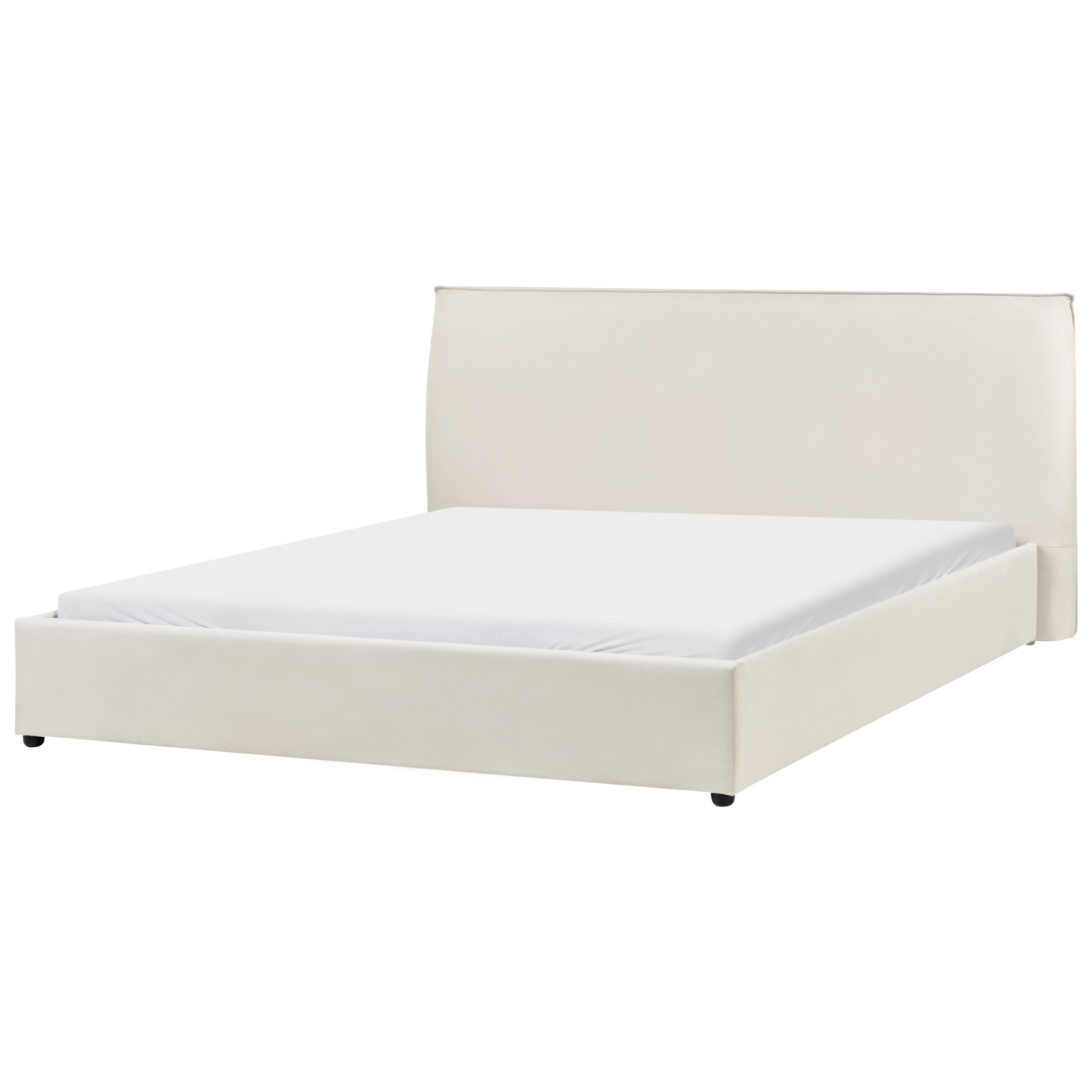Vandseng Velour LAVAUR 180 x 200 cm Cremehvid