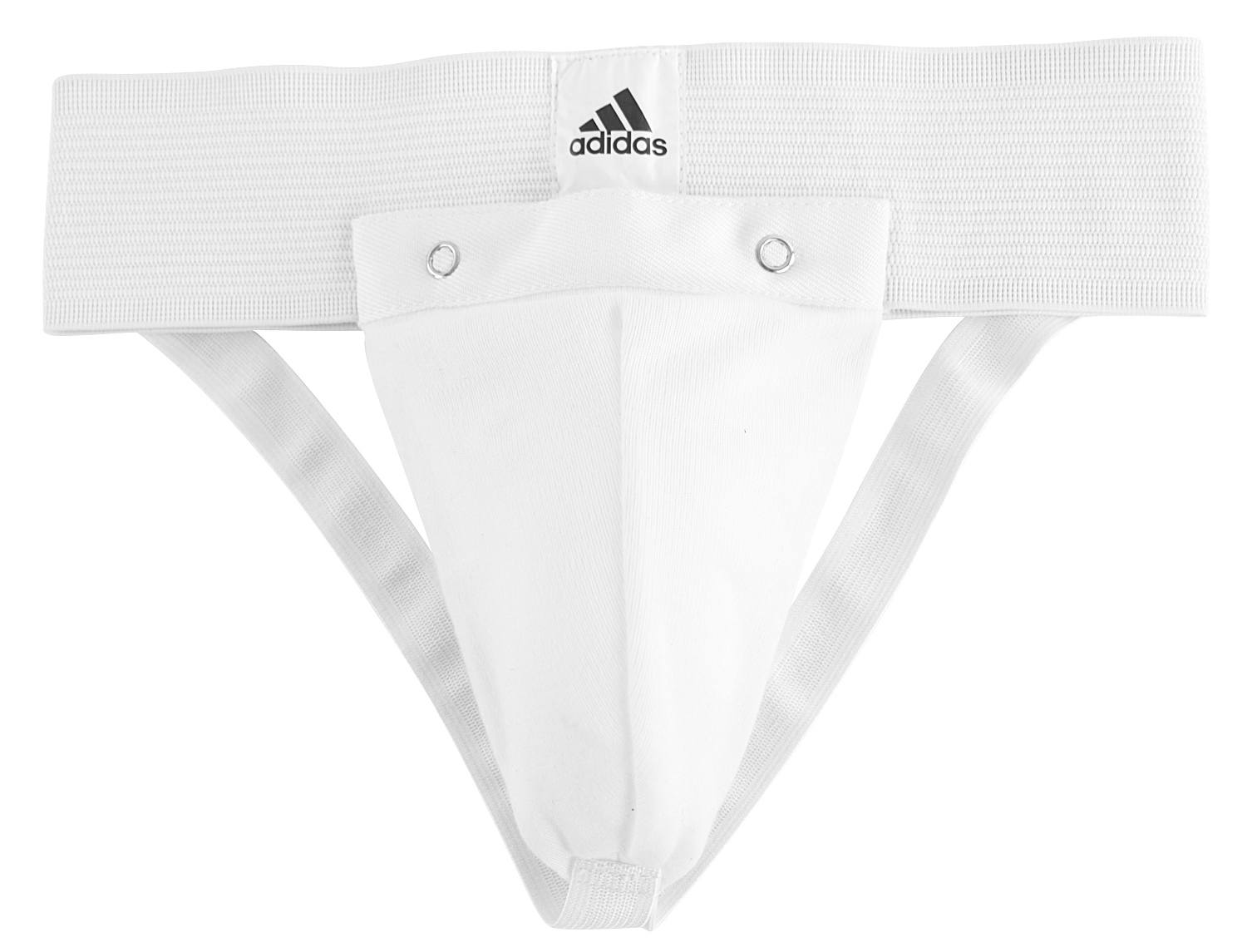 Adidas herre lyskebeskytter, hvit