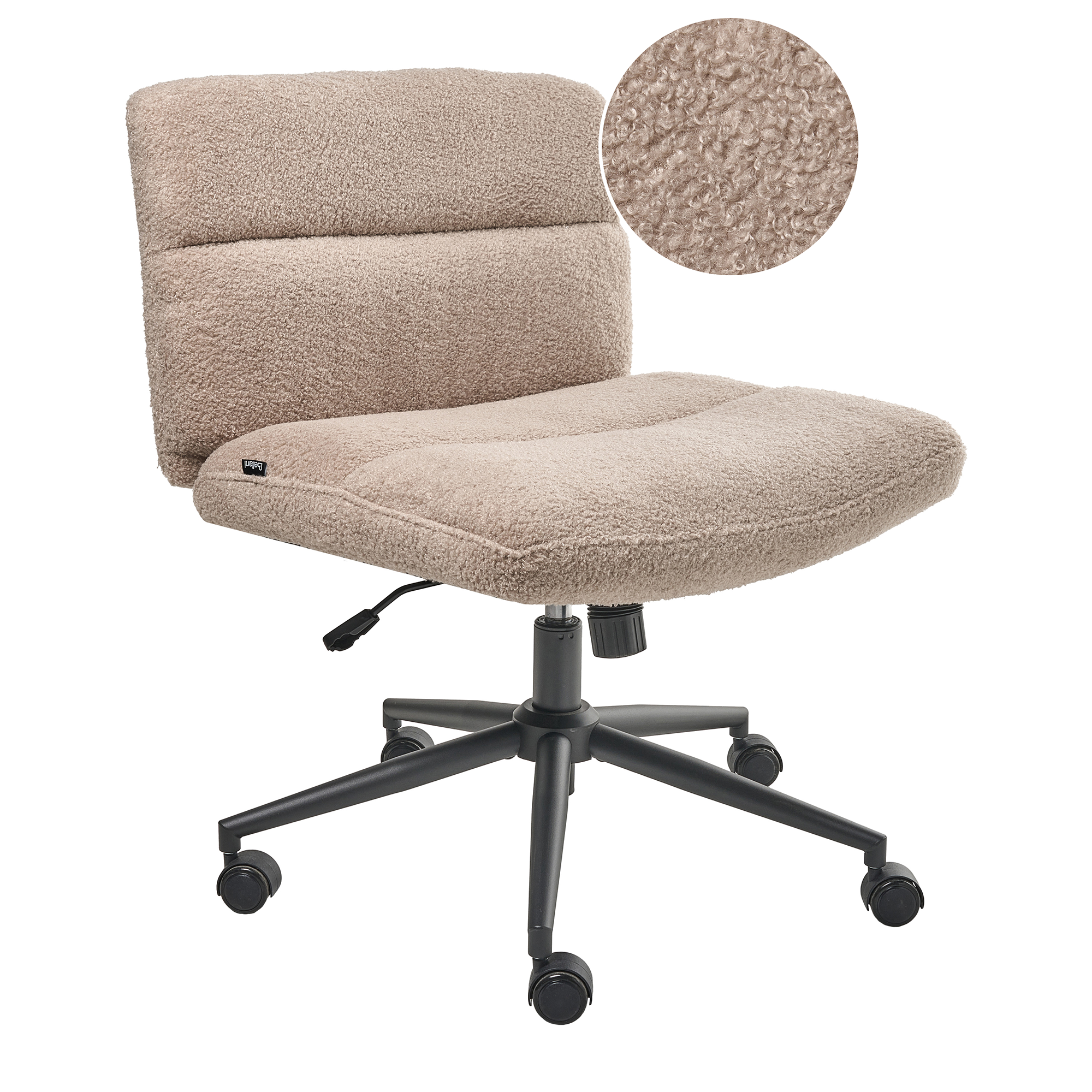 Skrivebordsstol CATLIN Boucle Beige
