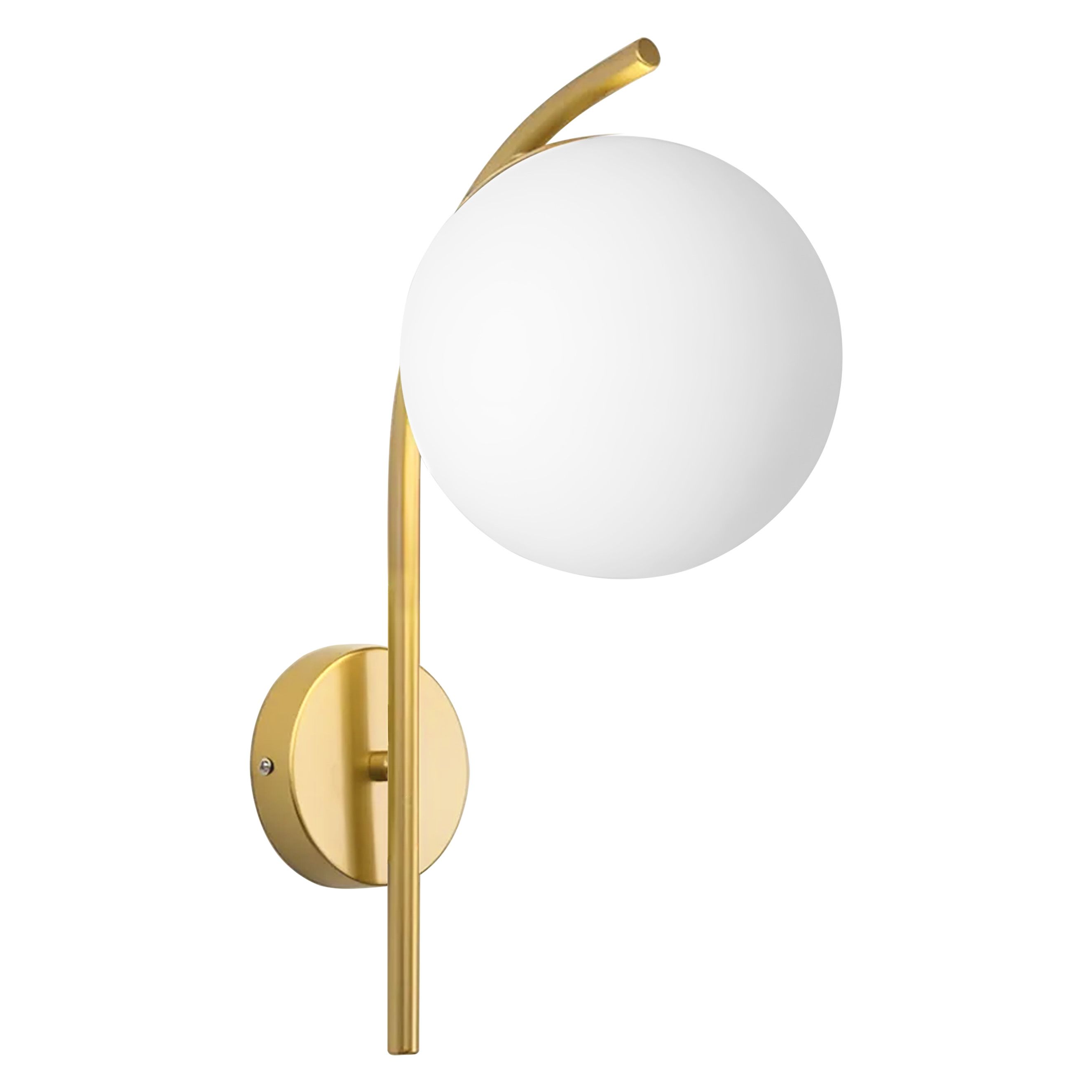 TOOLIGHT væglampe G104-1W Guld/Hvid 20,5x15x32cm