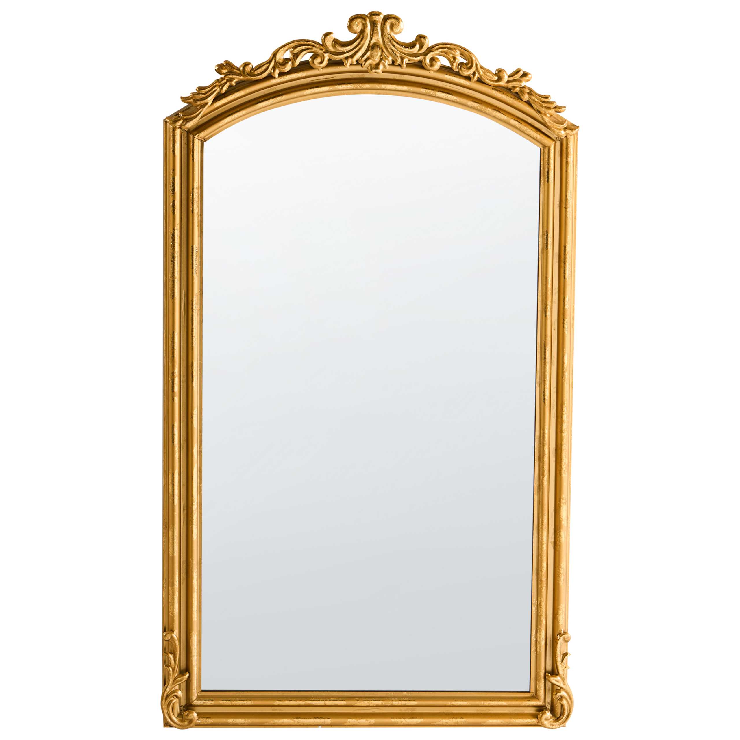 Vægspejl GORGES 55 cm 96 cm Metal Guld