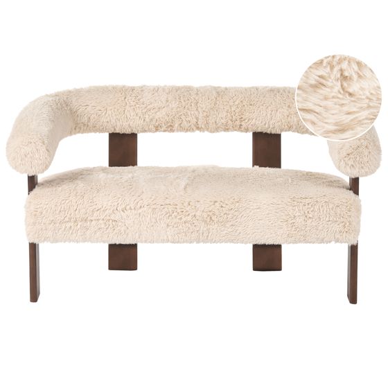 Sofa 2 personers ILBRO Kunstig pels