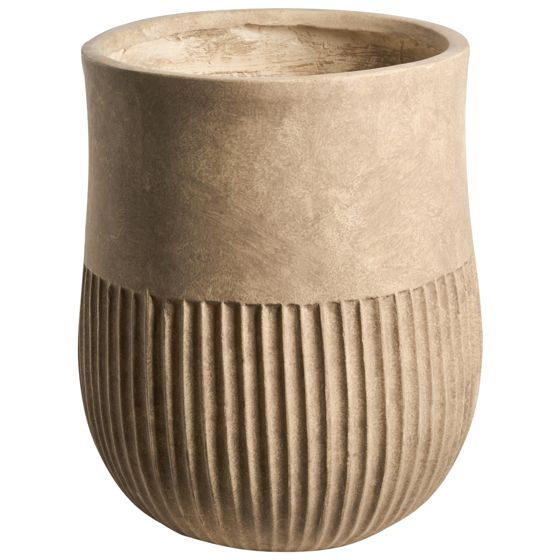 Urtepotte PYLAROS 36 cm Beige
