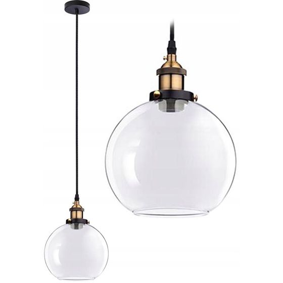 TOOLIGHT hængende loftlampe APP044-1CP VERTO B Gennemsigtig 108x19x108cm