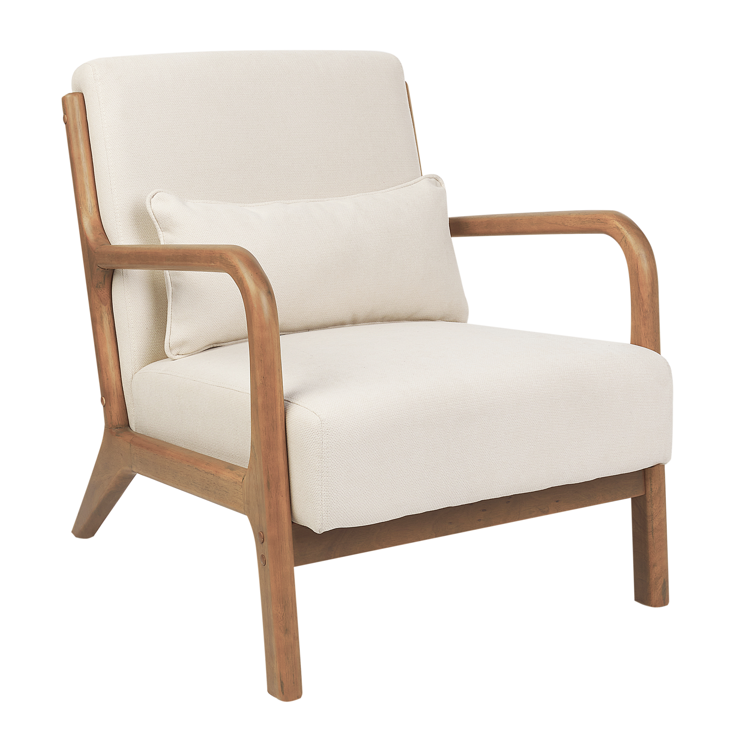 Lænestol SKOVDE Lys Beige