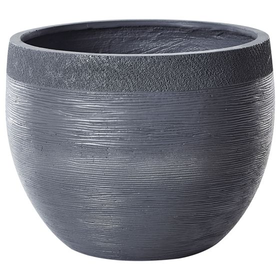 Urtepotte ZAKROS 50 cm Grå
