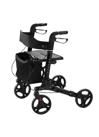 Arvo Rollator, Deluxe, Sort