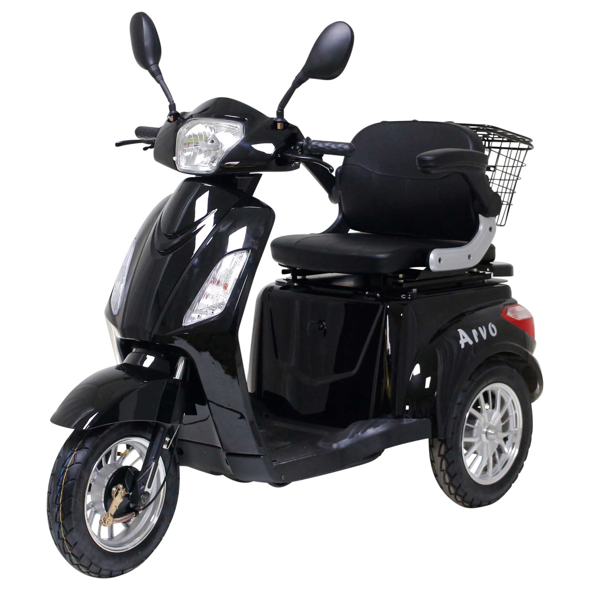 Arvo Elscooter til ældre P300 Sort