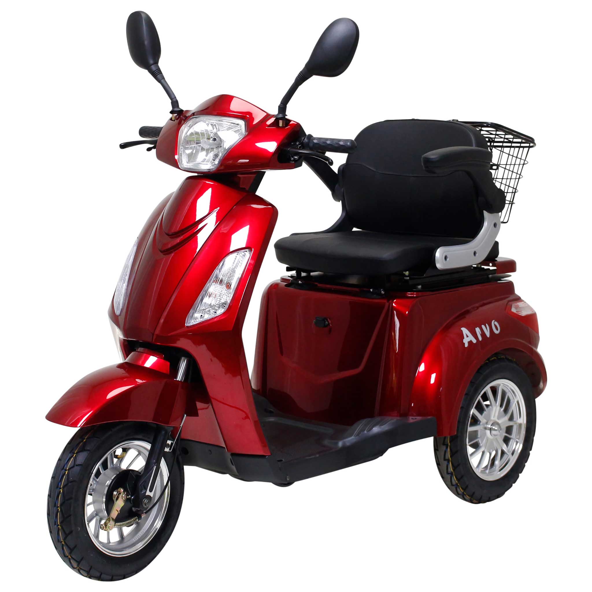 Arvo Elscooter til ældre P300 Rød