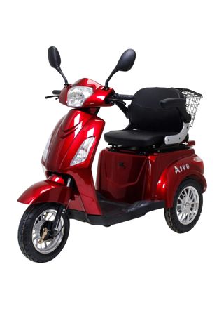 Arvo Elscooter til ældre P300 Rød