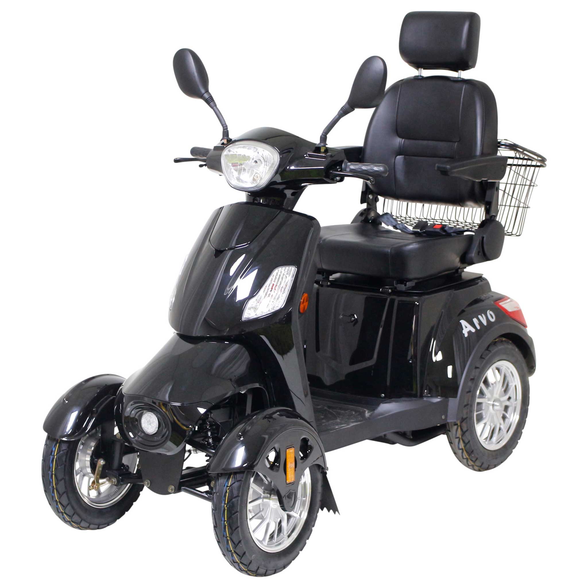 Arvo Elscooter til ældre P400 Sort