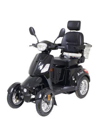 Arvo Elscooter til ældre P400 Sort