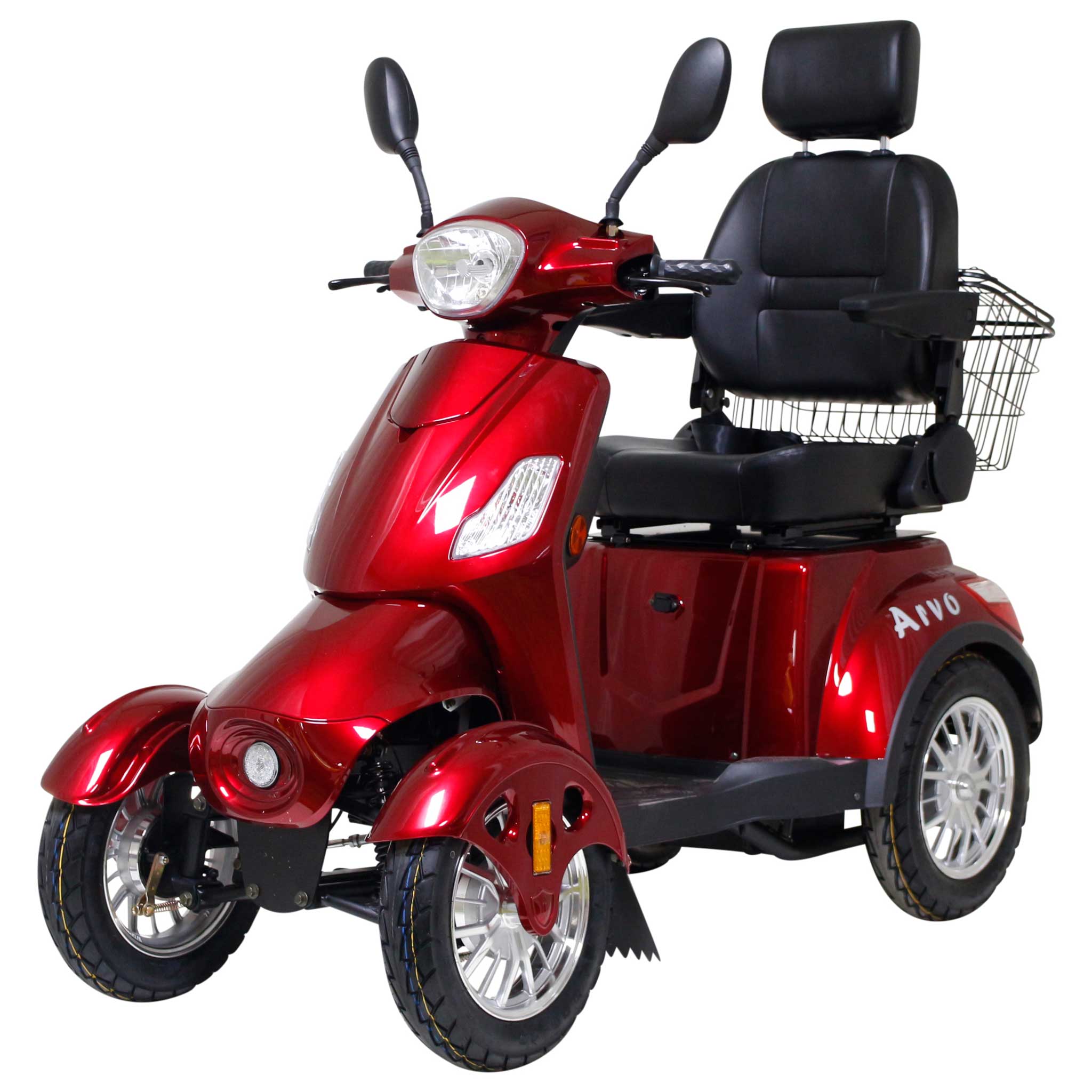 Arvo Elscooter til ældre P400 Rød