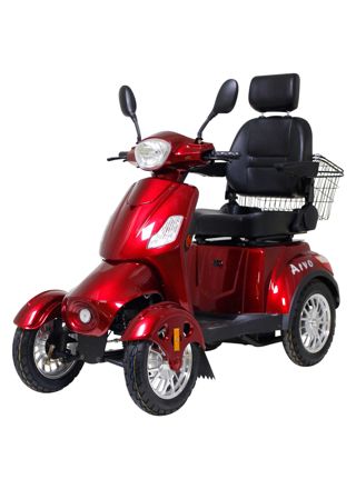 Arvo Elscooter til ældre P400 Rød