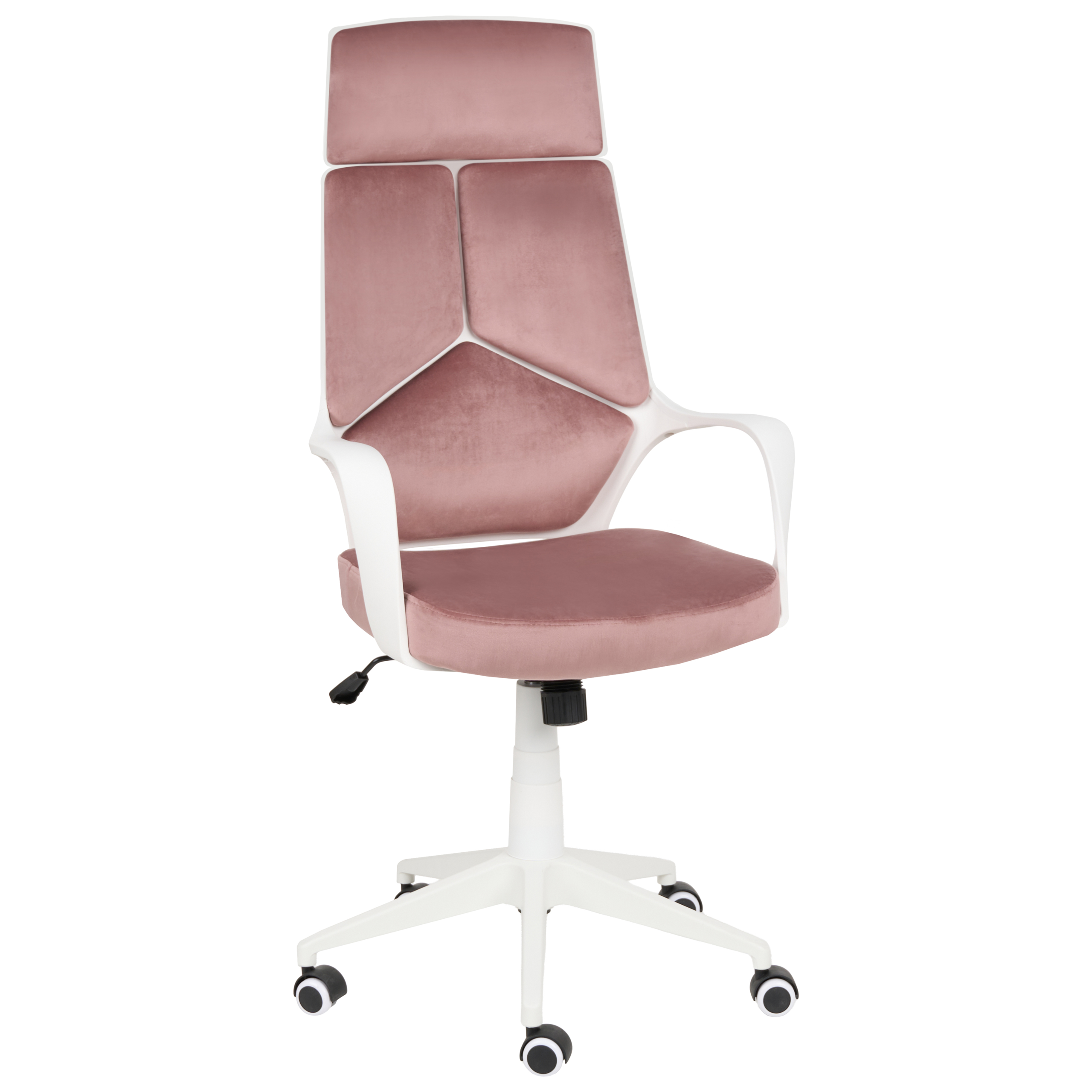 Kontorstol DELIGHT Velour Pastellrosa