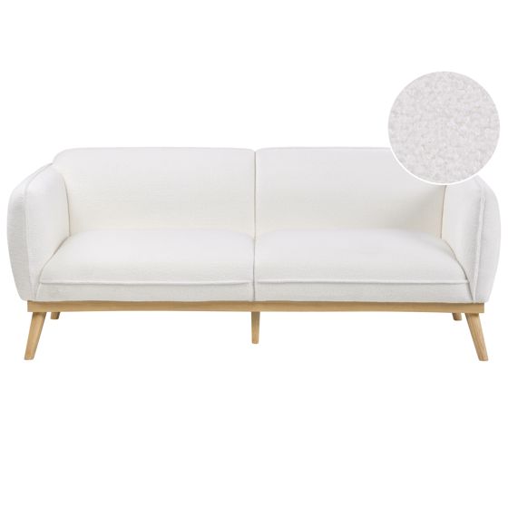 Sofa 3 personers LJUNG Boucle Hvid