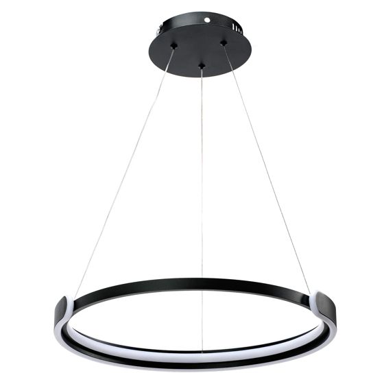 TOOLIGHT loftlampe APP1927-CP Black LED Sort 50,5x50,5x80cm