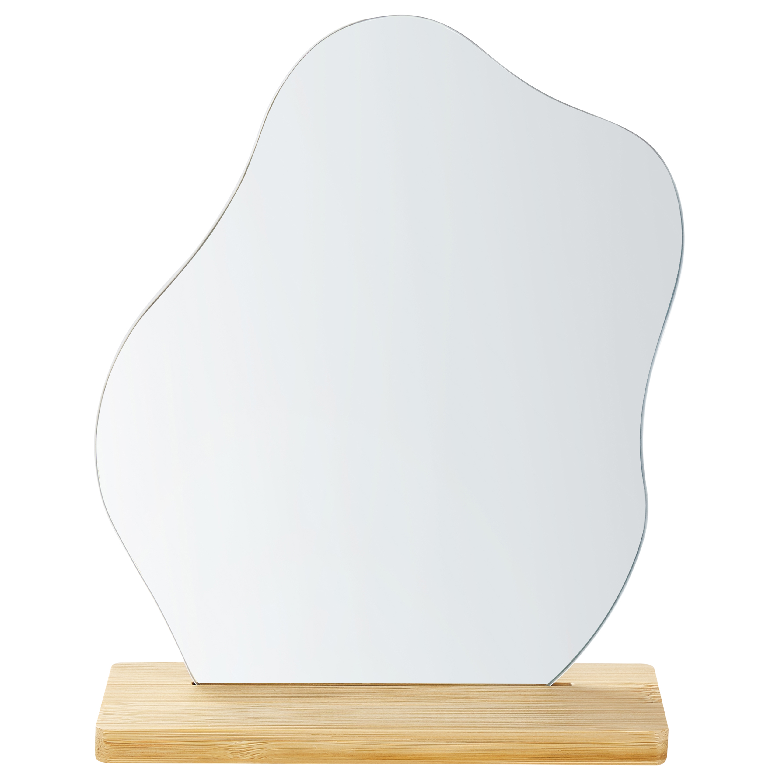 Stående spejl LOZERE 19 cm 22 cm Bambus Lysebrun