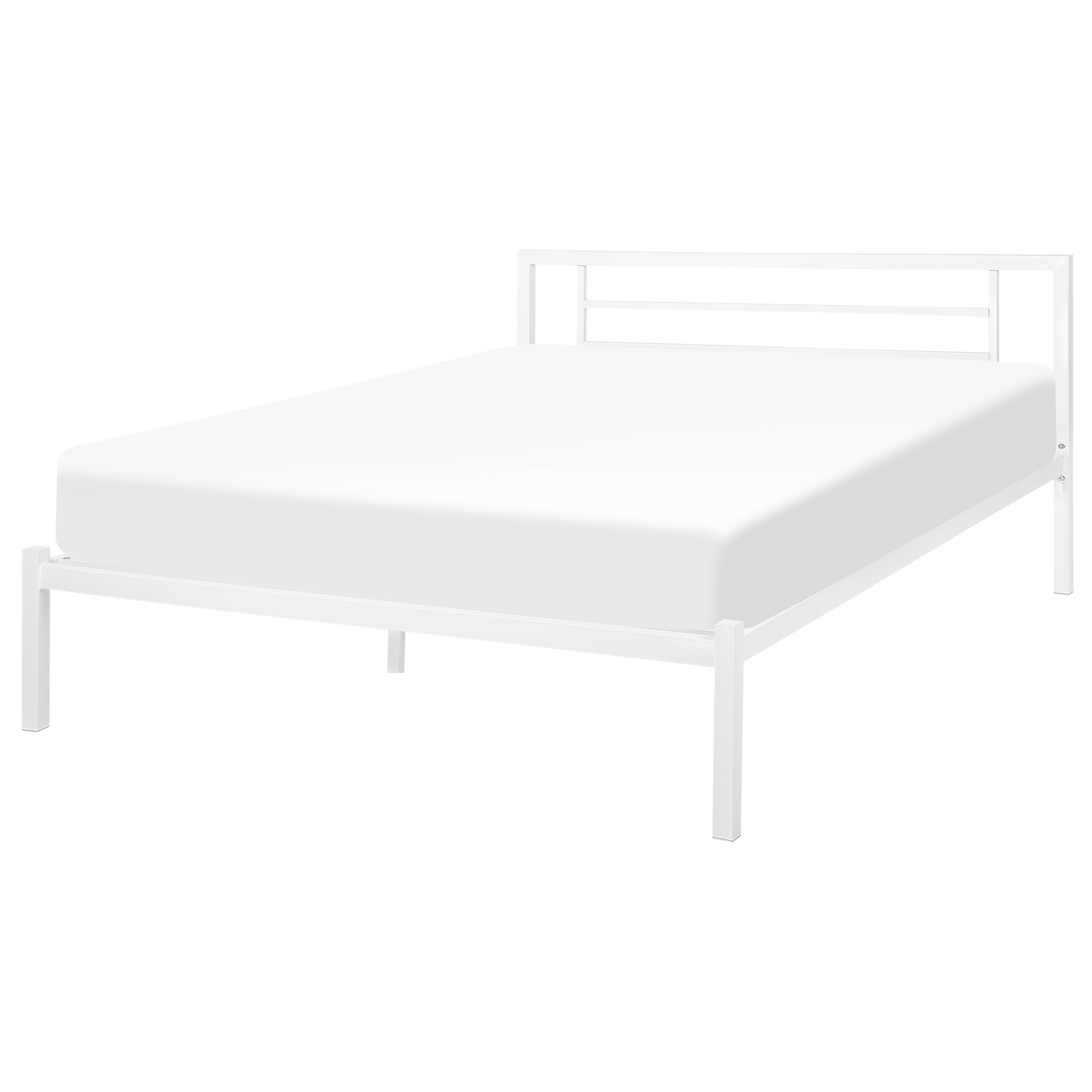 Seng Metal CUSSET 140 x 200 cm Hvid