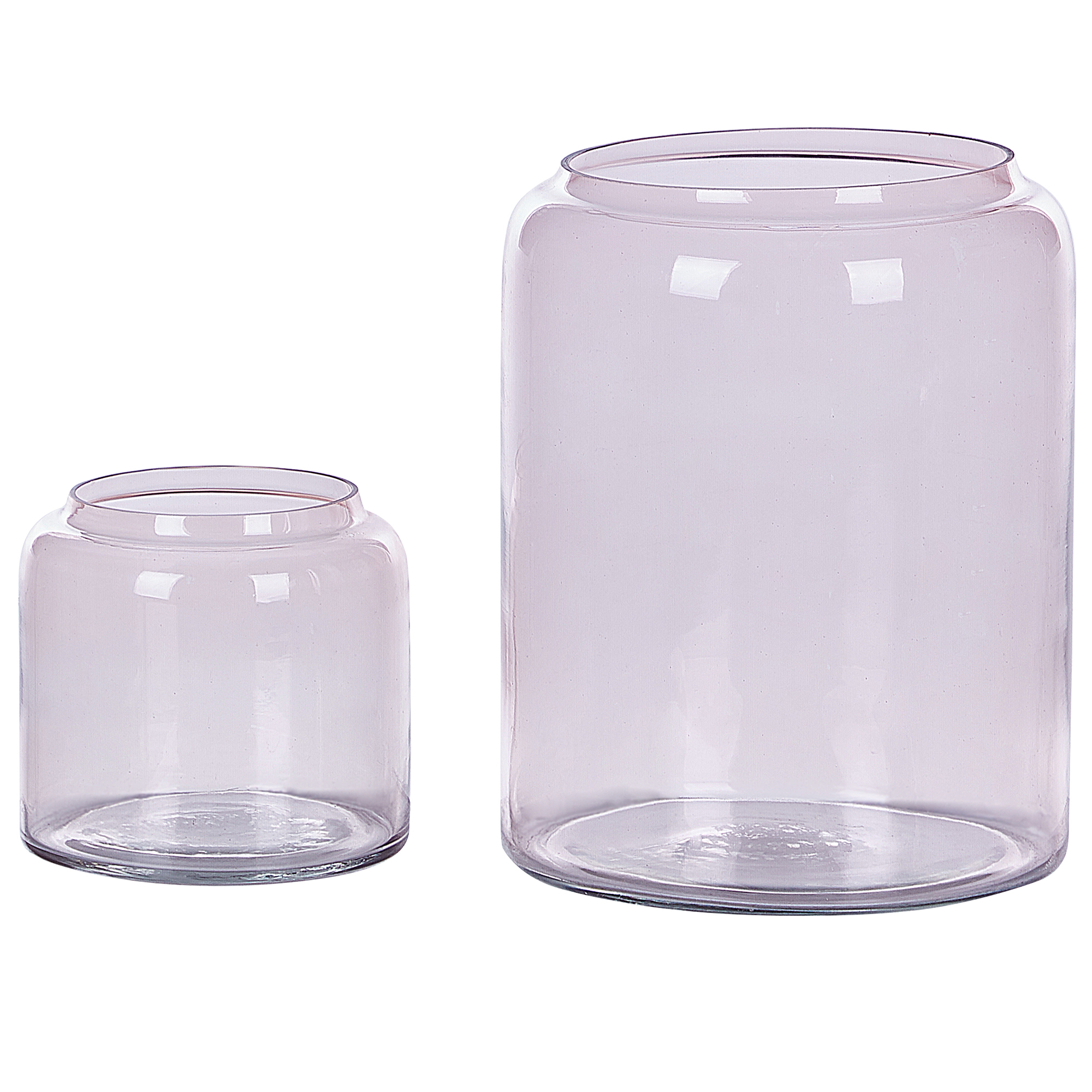 Dekovase RASAM 20/11 cm Glas Pastellrosa
