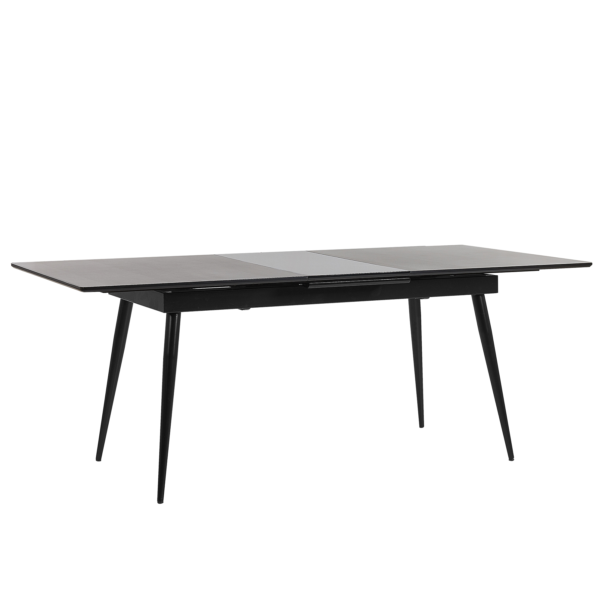 Spisebord med udtræk MALDON Sort 160/200 cm 90 cm