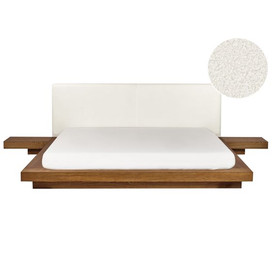 Vandseng Boucle ZEN 180 x 200 cm Naturlig ask