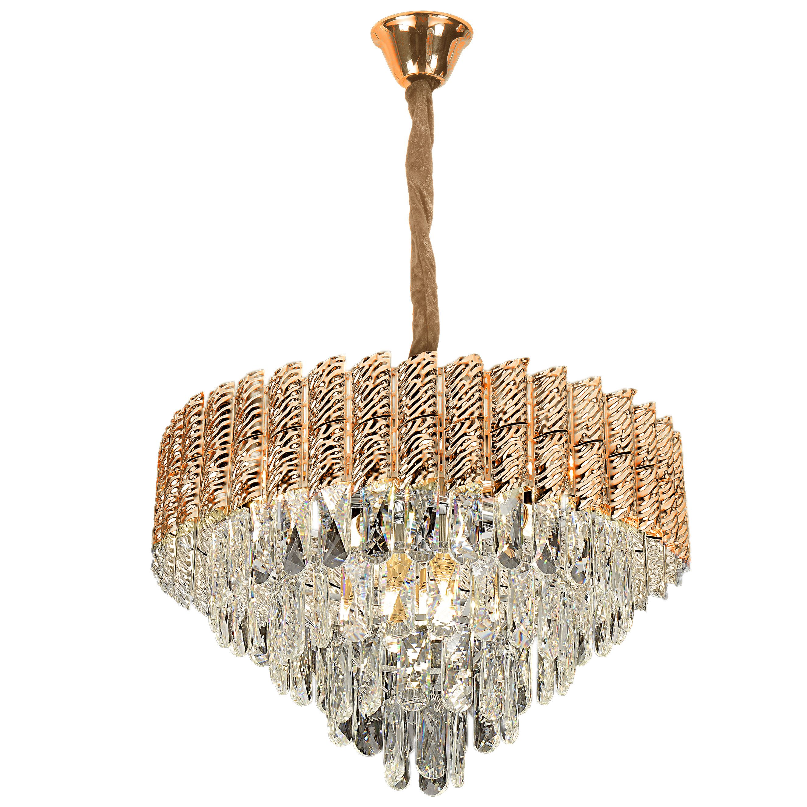 TOOLIGHT hængende loftlampe G054-CP 50cm Guld 85x47x33cm