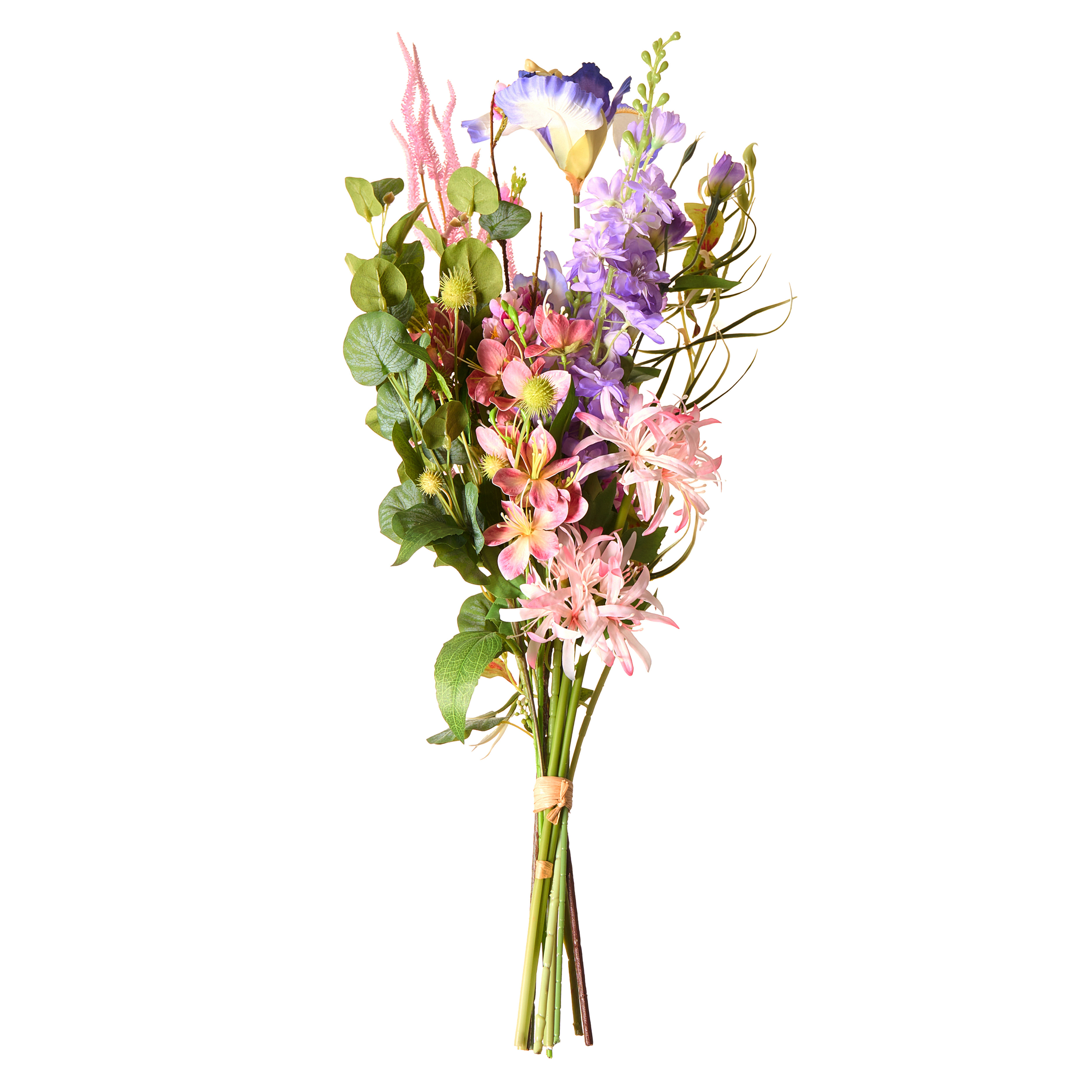 Kunstig blomsterbuket ARGALO 80 cm Multifarvet