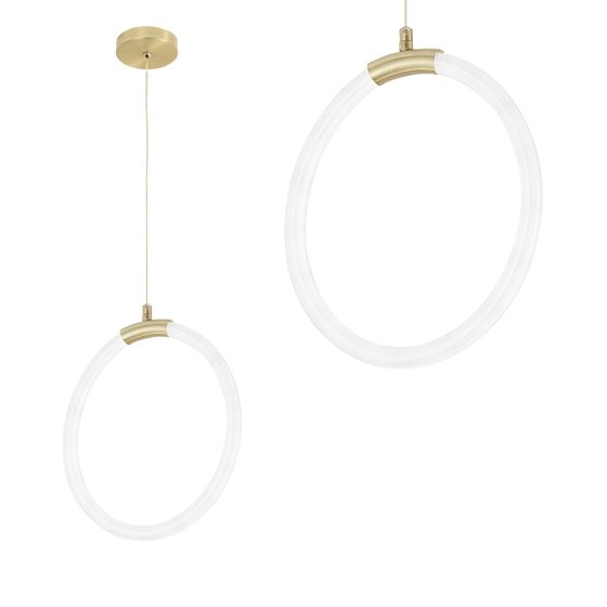 TOOLIGHT hængende loftlampe LED G020-CP Guld 29x25x29cm