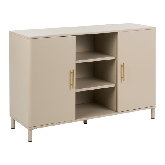 Skænk OMBURA Metal Beige