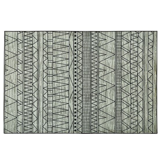 Gulvtæppe KEBAN Sort 160 x 230 cm