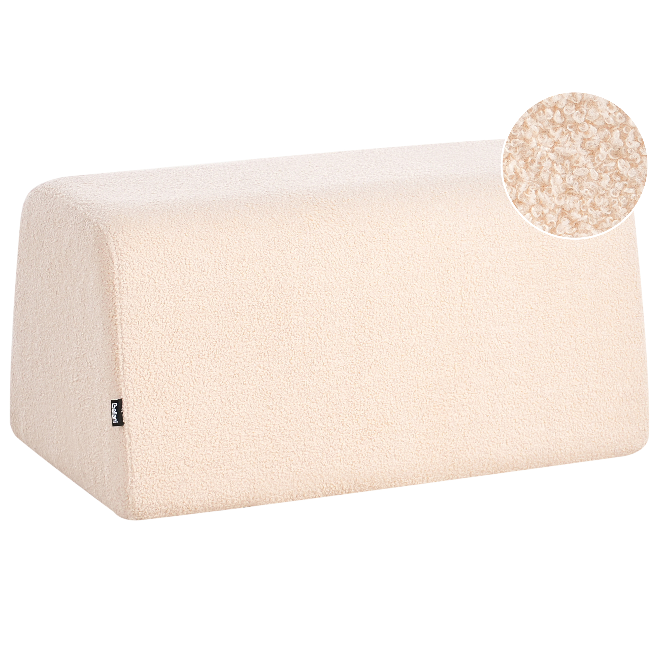 Puf SINCLAIR Boucle Beige