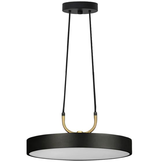 TOOLIGHT hængende loftlampe LED APP947-1CP ROUND 30cm Sort 30x30x4cm