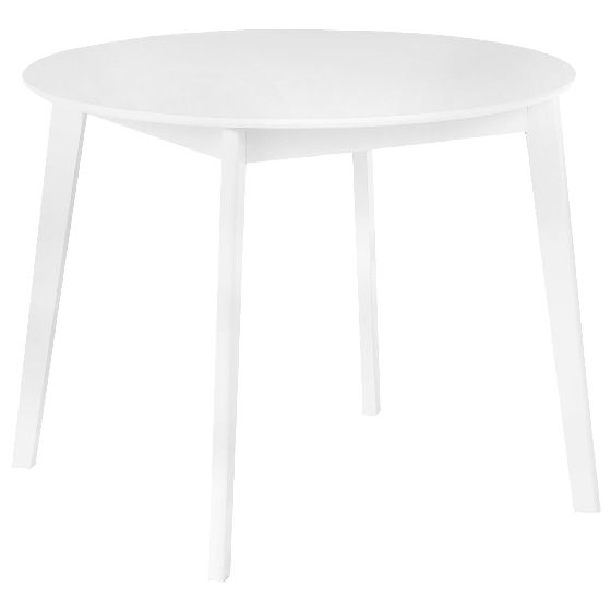 Spisebord ROXBY Hvid 100 cm 100 cm Fyretræ