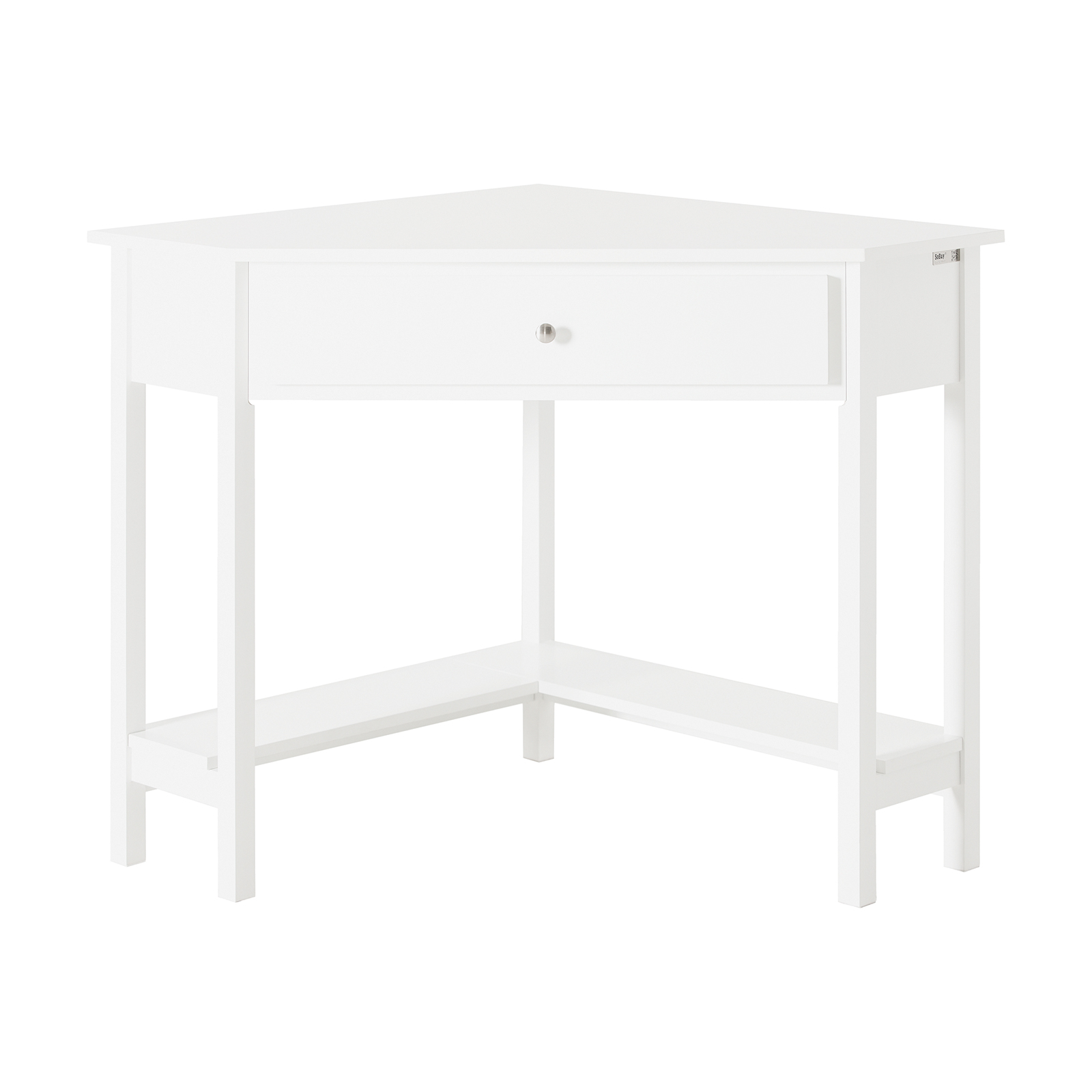 SoBuy lille skrivebord, Skrivebord, Skrivebord med skuffer FWT31-W