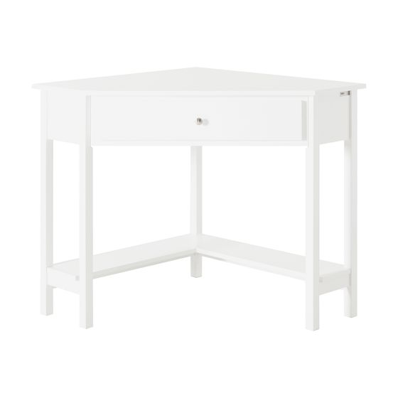SoBuy lille skrivebord, Skrivebord, Skrivebord med skuffer FWT31-W