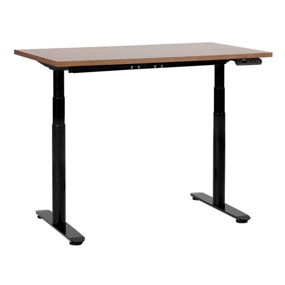 Elektrisk justerbart hæve sænkebord DESTINAS 120 cm 72 cm Brun/sort