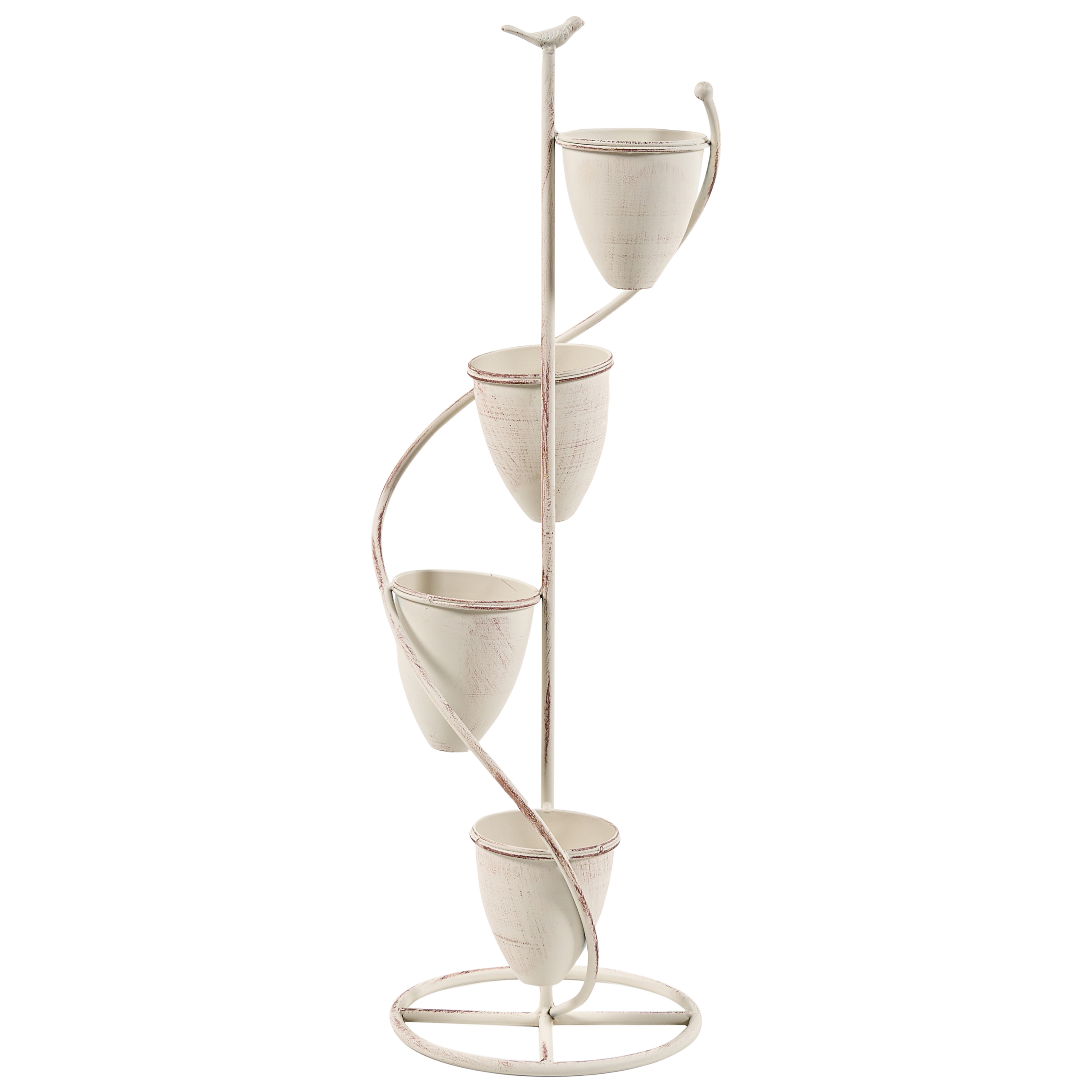 Plantestativ BANEBERRY 24 cm Metal Beige